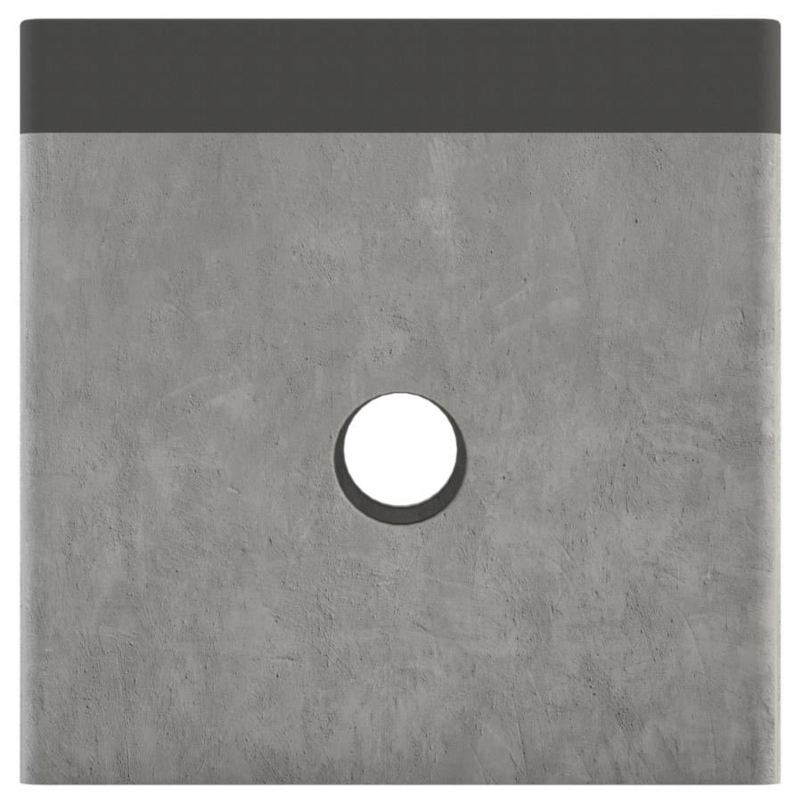REGISTRO HIBRIDO DE 40X40X40 CM MARCO Y TAPA DE CONCRETO POLIMERICO Y CUERPO EN CONCRETO HIDRAULICO MARCA PROFICO