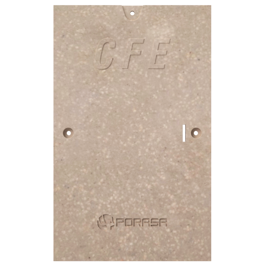 TAPA PARA MURETE 112 CFE EN CONCRETO POLIMERICO