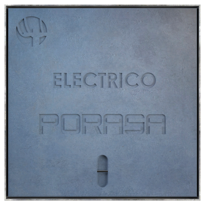 TAPA PARA REGISTRO DE 40X40 CM CON ALTURA DE 1 1/4 PARA MARCO METALICO EN CONCRETO POLIMERCO MARCA PROFICO