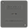 TAPA EN CONCRETO POLIMERICO DE 40X40 CM PARA REGISTRO HIBRIDO MARCA PROFICO