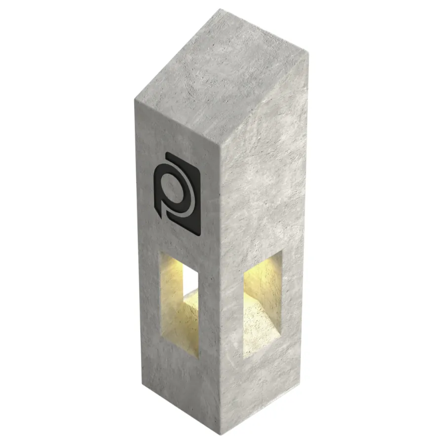 Bolardos de 21×21×95 cm en Concreto hidráulico Modelo Milex