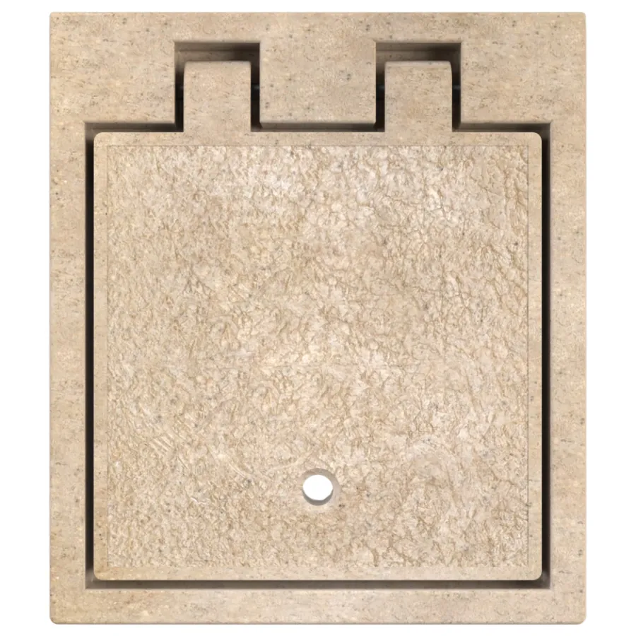 Brocal de Caja de válvulas de 50×50 cm en Concreto polimérico