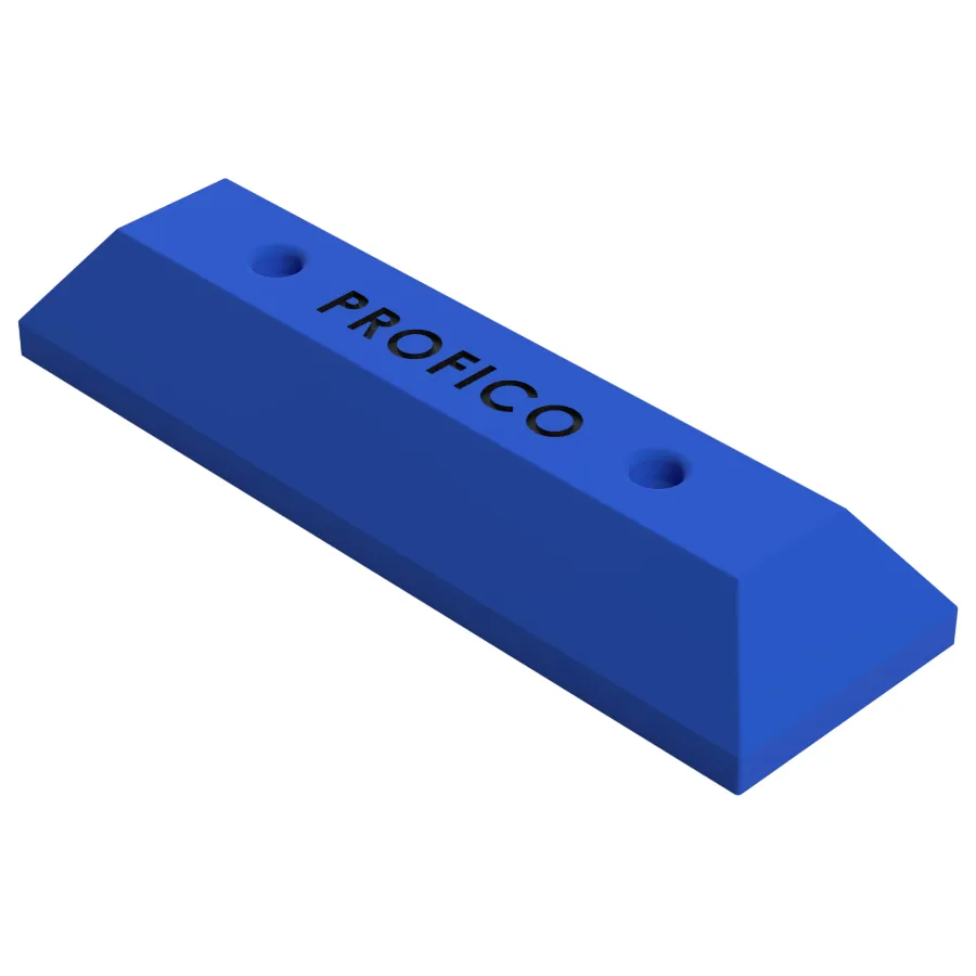 Tope para Estacionamiento de 15×50×7.5 cm Color Azul